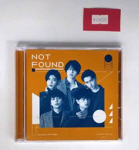 万1 14320 【初回限定盤B/CD＋DVD】NOT FOUND / Sexy Zone：帯付き