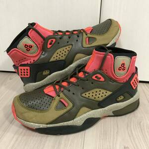 NIKE ACG AIR MOWABB OG HI HUARACHE ナイキ エア モワブ ハラチ ブーツ アウトドア ミリタリー カーキ オレンジ ブラック レザー ハイ