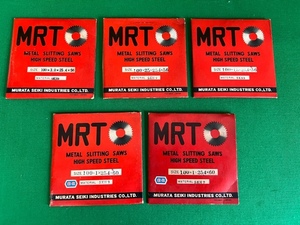 【992】MRT メタルソー SKH9　100×3×25.4等々　5枚