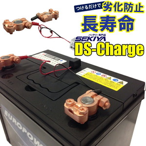 バッテリー 自動再生 超小型パルス DS Charger バッテリー交換不要 バッテリーにつけるだけで 寿命が２倍３倍！ SEKIYA