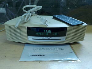 Bose Wave Music System 動作品 リモコン 電源コード付き CD FM AM レシーバーアンプ デスクトップオーディオ ,