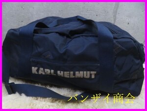 1010b25◆大型サイズ◆karl Helmut カールヘルム ワッペン多数 ボストンバッグ/ショルダーバッグ鞄/ジャケット/コート/シャツ/ピンクハウス