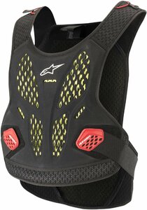 XS/Sサイズ - アンスラサイト/レッド - ALPINESTARS アルパインスターズ シークエンス チェスト プロテクター