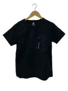 GRIP SWANY◆Tシャツ/S/シルク/BLK/無地