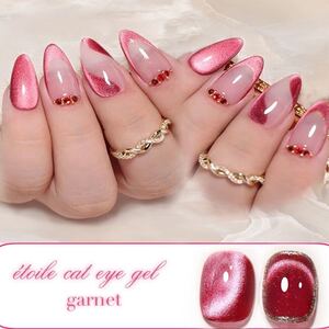 new! etoile cat eye gel garnet ◇マグネットジェルネイル