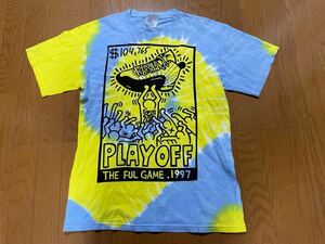 キース・ヘリング×ジョーダン12 NBA PLAYOFF Tシャツ 90s ヴィンテージ 希少 USA製made in usa