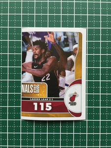 ★PANINI 2020-21 NBA STICKER & CARD COLLECTION #68 LOS ANGELES LAKERS vs MIAMI HEAT［GAME 3］「2020 NBA FINALS」★