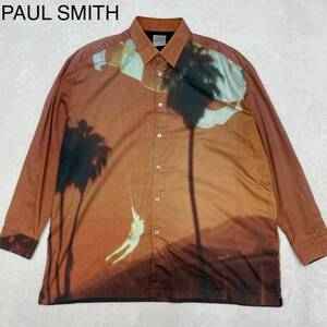 美品 19ss Paul Smith ポールスミス グラフィック シャツ