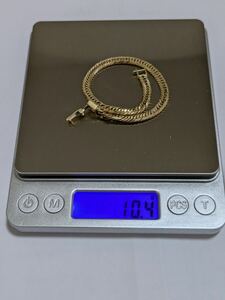 喜平ブレスレット K18 12面トリプル 18cm 10g 刻印 18金