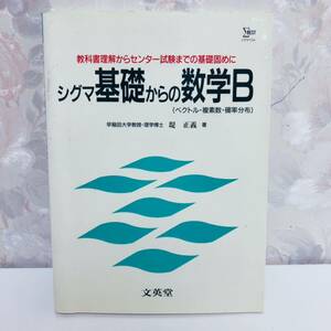 【1円スタート／絶版・超希少／1995】 シグマ基礎からの数学B(ベクトル・複素数・確率分布) 早稲田大学教授・理学博士 堤正義 文英堂