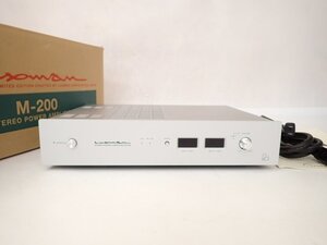 LUXMAN ラックスマン ステレオパワーアンプ M-200 2018年製 元箱/説明書付き (2) □ 70E6C-3