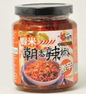 ご飯のお供 食べるラー油 唐辛子 エビ入り 240g 激辛 辛さ度数8