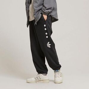 adidas Originals スウェット パンツ 黒 ブラック L アディダス オリジナルス ロゴ オーセンティック HM4948