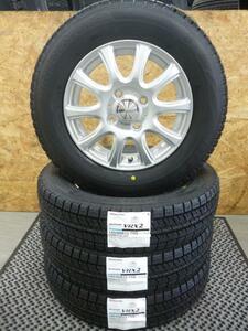 ★新品4本セット★ラウフバーン★ブリヂストンスタッドレス★VRX2★145/80R13★軽自動車・タント・ムーヴ・ラパン・アルト・Nボックス★G 