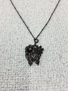 ANNA SUI◆ネックレス/-/BLK/トップ有/レディース