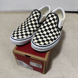 VANS スリッポン スニーカー チェッカーフラッグ USA企画　 バンズ　 SLIP-ON 26.5cm 