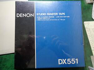 DENON オープンテープ STUDIO MASTER TAPE DX551 1本 未開封