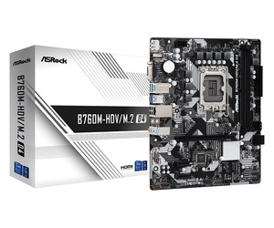 CFD物2年保証 ASRock アスロック B760M-HDV/M.2 D4　新品未使用　CFD代理店保証2年有り 2024/7/14～　