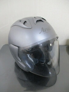 ∝ 31 ヘルメット Arai アライ SZ-RamⅢ 3 アルミナグレー? ジェットヘル サイズ：61・62cm XLサイズ 検：オートバイ バイク 二輪車