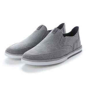 ロックポート 25.5cm オースティン スリッポン グレー ROCKPORT オースティン スリッポン キャンバス リラックス カジュアル シューズ