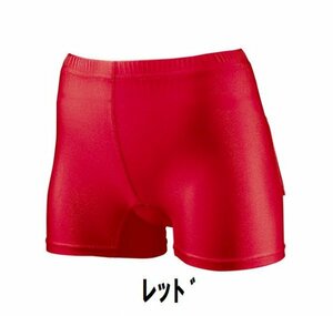 1799円 新品 レディース テニス インナー パンツ 赤 レッド Lサイズ 子供 大人 男性 女性 wundou ウンドウ 1790