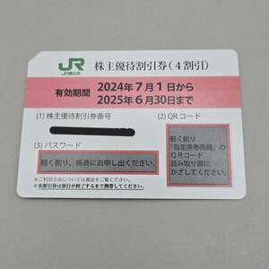 JR東日本 株主優待鉄道割引券（4割引） 有効期限2024年7月1日から2025年6月30日まで 2枚セット