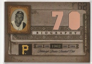 2005 Donruss Playoff Biography 70th Career HR Roberto Clemente ロベルト・クレメンテ