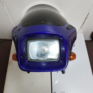 GPZ400F アッパーカウル 紺色