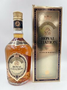 【未開栓】CHIVAS BROTHERS ROYAL CITATION シーバス ブラザーズ ロイヤル サイテーション スコッチ 750ml 43％ 古酒 【AJ040】