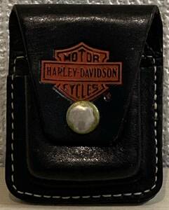 【未使用】　【ビンテージ】　Harley-Davidson ハーレーダビッドソン　zippoケース　ライターポーチ　小物入れ　1991年