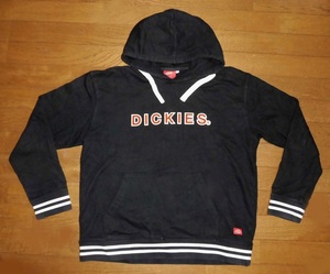 Dickies ディッキーズ パーカー 厚手 裏起毛 フーディー プルオーバー フードスウェット プルパーカ BLK L USED 美品