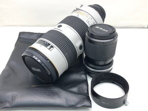 Nikon ED AF-S NIKKOR 80-200mm 1:2.8 D / Zoom NIKKOR 35-105mm 一眼レフカメラ用 レンズ 2点 まとめ ジャンク 中古【UW010198】●