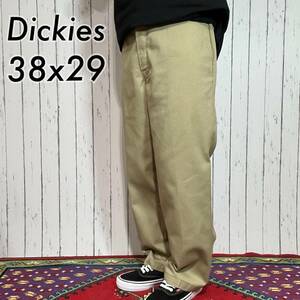 ディッキーズ Dickies 874 チノパン W38 L29 カーキ ベージュ 良サイズ Original Fit オリジナルフィット ストレートワークパンツ 20202878