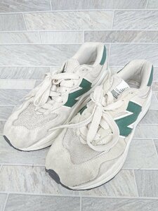 ◇ Θ NEW BALANCE ニューバランス m5740esa スニーカー シューズ サイズ24.5cm ライトグレー レディース P