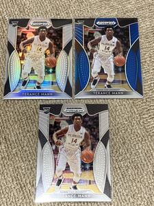 Panini NBA PRIZM draft picks 2019-20 Terance Mann 3枚セット