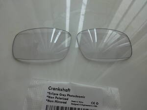 OAKLEY★ CRANKSHAFT クランクシャフト用 カスタム調光レンズ Grey Photochromic　新品 オークリー