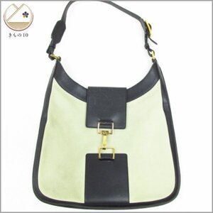 ★着物10★ 1円 GUCCI グッチ ショルダーバッグ ベージュ系 / アイボリー系 レディース 001-4129 001013 ブランド品 [同梱可] ☆☆☆☆☆