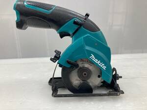 【中古品】【0924】★makita(マキタ) 85㎜ 10.8v充電式マルノコ 鉄板ベース (本体のみ) HS300DZ　IT8ZS51SYCPW