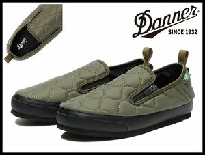 送料無料 新品 Danner ダナー D825001 オレゴン スリップ 軽量 キルティング ナイロン 難燃加工 スリッポン シューズ オリーブ 27.0 ①