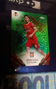 2024 topps UEFA CHAMPIONS LEAGUE JAPAN EDITION LIVERPOOL FC【遠藤 航】 #170 GREEN MOJO [39/99] & おまけ付き