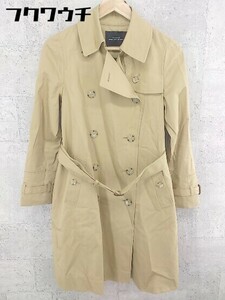 ◇ UNITED ARROWS　green label relaxing　ユナイテッドアローズ 長袖 トレンチ コート サイズ36 ブラウン レディース