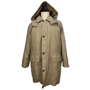 vintage BURBERRY ヴィンテージ　バーバリー　メンズ　フード付き　ダウンコート　アウター　ブルゾン　L