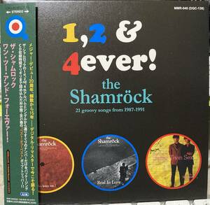 完全限定生産紙ジャケットCD帯付美品/THE SHAMROCK ザ・シャムロック『1,2＆4ever (ポニーキャニオン時代のBEST盤)』モッズMODS