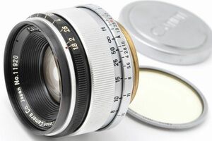 CANON LENS 35mm F1.8 キヤノン レンズ キャップ フィルター Lマウント L39 キャノン 日本 JAPAN 35/1.8 3.5 18 Leica ライカ Leitz ライツ
