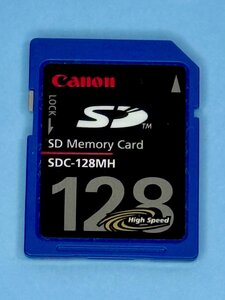 Canon キャノン SDカード 128MB 1枚 フォーマット済み 動作確認済みジャンク品