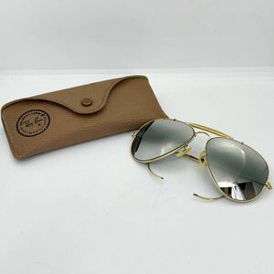 B&L Ray-Ban ボシュロム レイバン アウトドアーズマン ダブルミラー ナワテ USA ビンテージ サングラス ケース付き 現状品