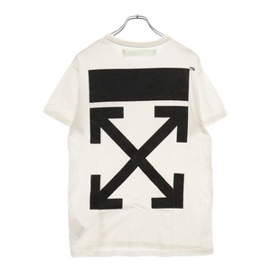 OFF-WHITE オフホワイト IN ORDER TEE イン オーダー バックプリント Tシャツ 半袖カットソーOMAA027S18185215 ホワイト