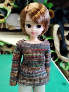 トップス２０１　ネオブライス　リカちゃん　オビツ　ピュアニーモ　　ハンドメイド　アウトフィット　Blythe outfit 