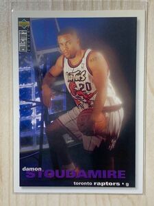 NBA Trading Card Damon Stoudamire Upper Deck Rookie Card RC CC 95-96 90年代 デイモンスタウダマイアー Raptors ラプターズ トロント