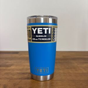  YETI イエティ ランブラー タンブラー 保温 保冷 アウトドア 水筒 ボトル 20オンス BIGWAVEBLU